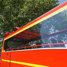 Funbus of STS with opened roof